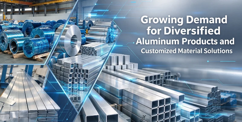 Globale aluminiumsindustritrends: Stigende efterspørgsel efter forskellige aluminiumsprodukter og tilpassede materialeløsninger